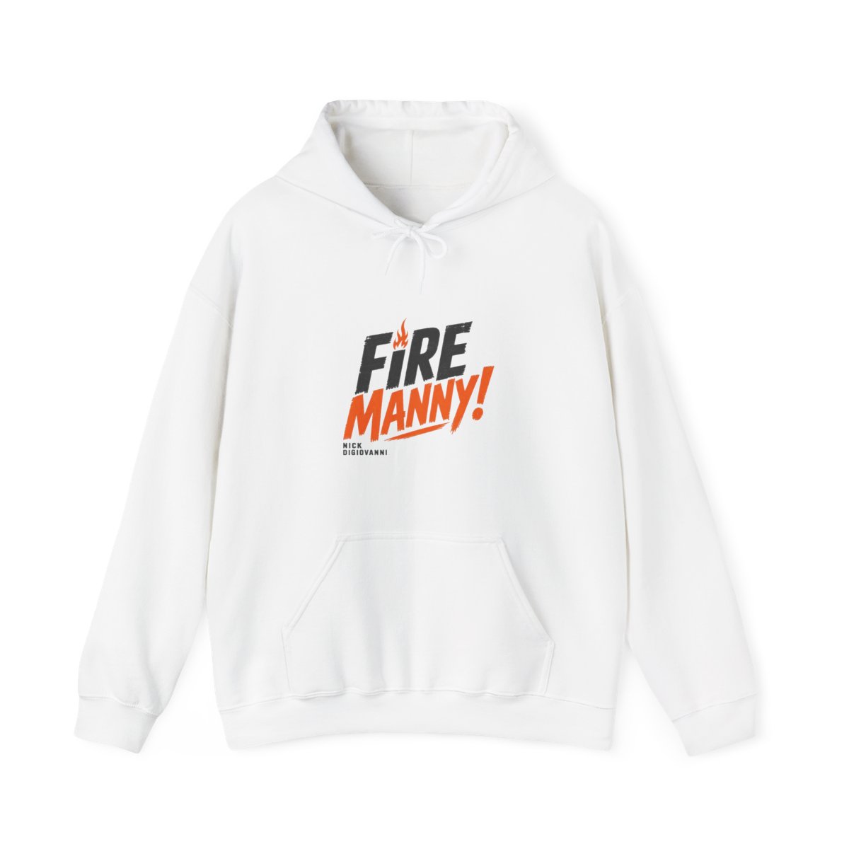 Nick DiGiovanni "Fire Manny!" Hoodie - alternate angle 2, merchandise