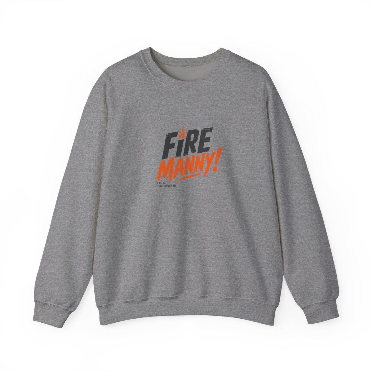 Nick DiGiovanni "Fire Manny!" Crewneck - alternate angle 2, merchandise