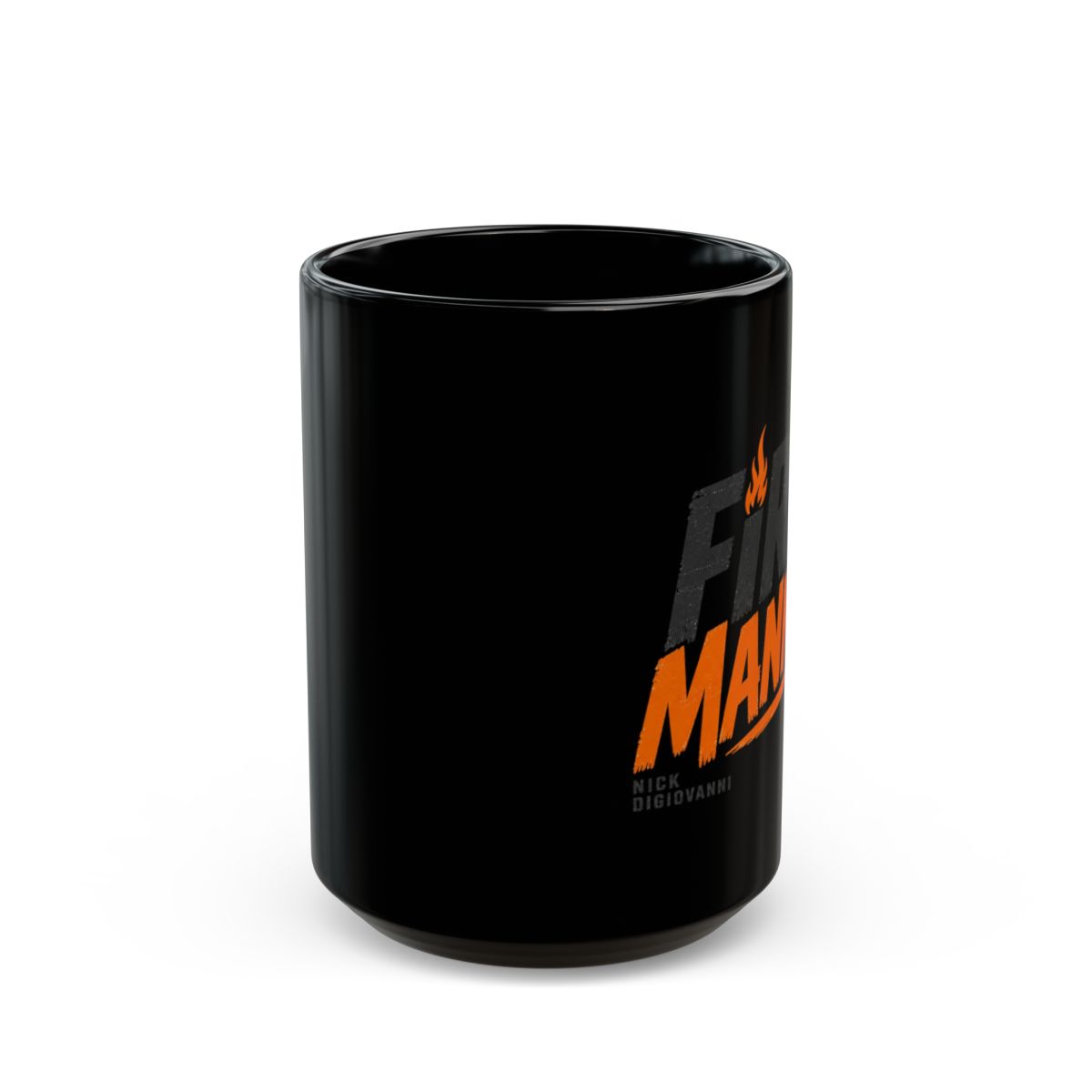 Nick DiGiovanni "Fire Manny!" Black Mug - alternate angle 4, merchandise