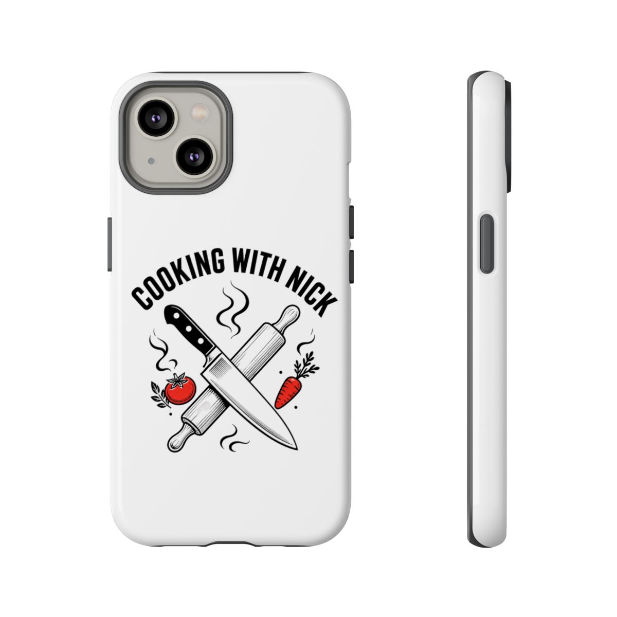 Nick DiGiovanni "Cooking with Nick" Phone Case - alternate angle 4, merchandise