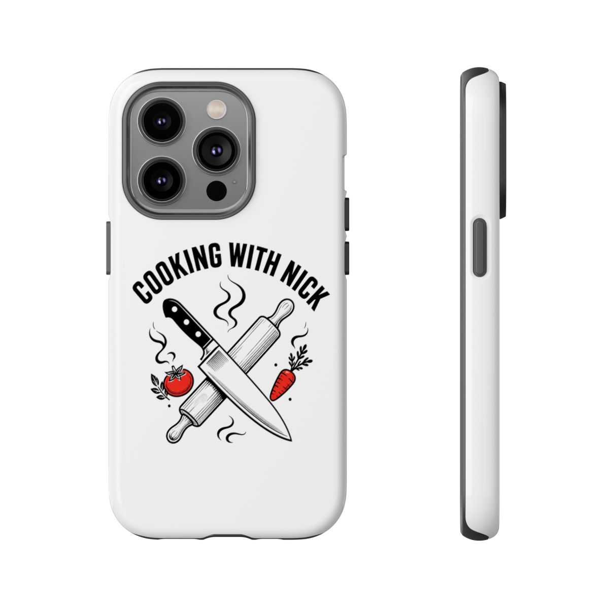Nick DiGiovanni "Cooking with Nick" Phone Case - alternate angle 5, merchandise