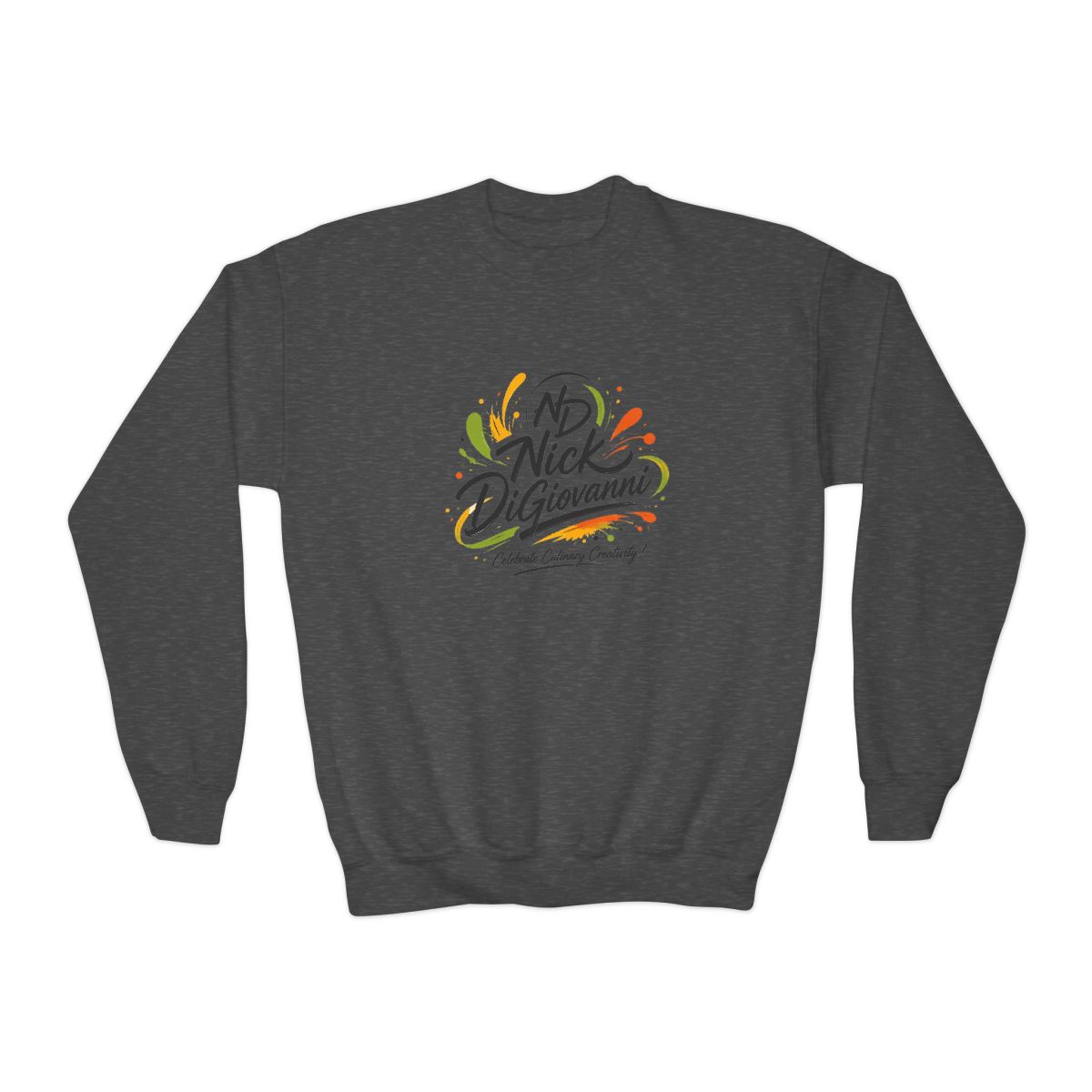 Nick DiGiovanni "Celebrate Culinary Creativity!" Kids Crewneck