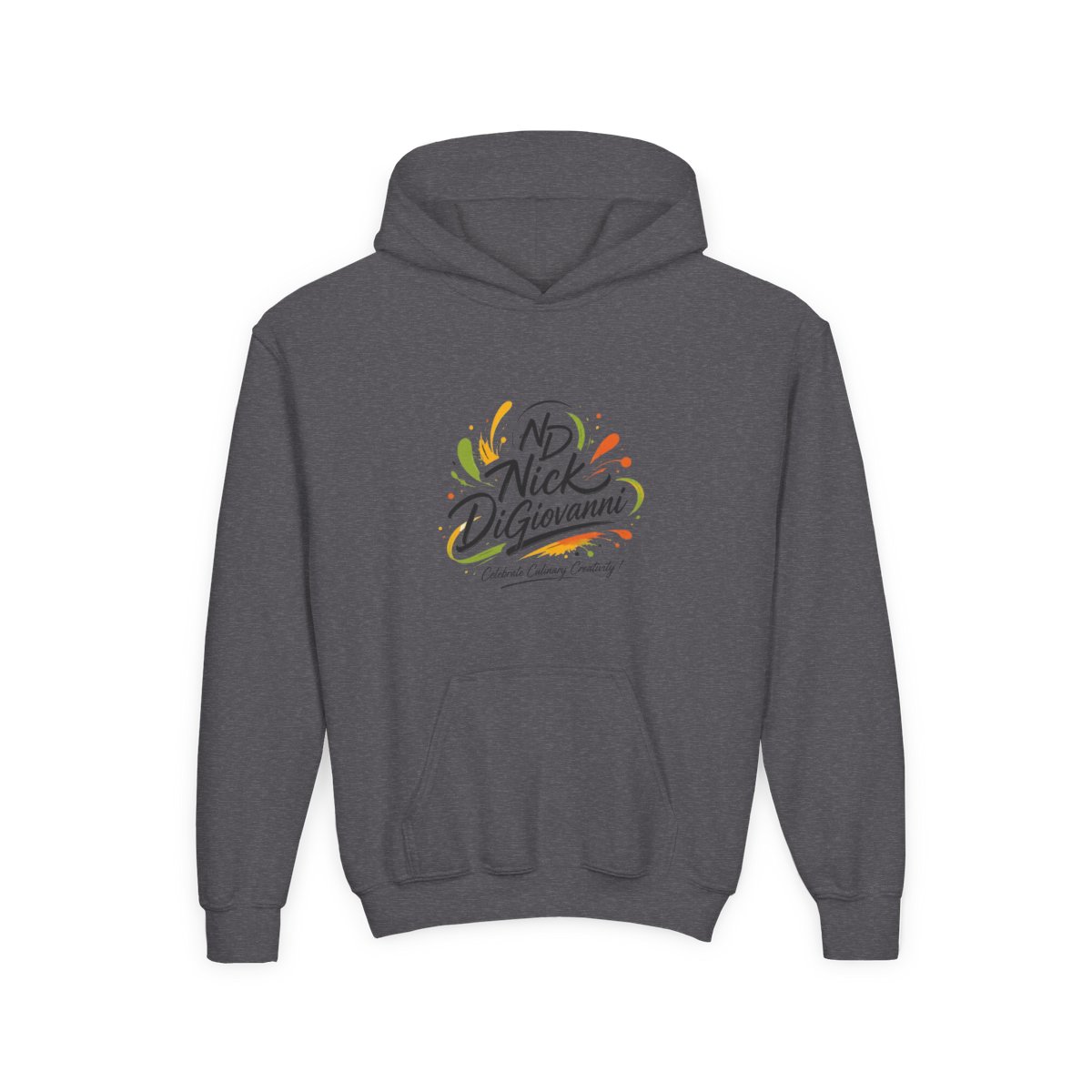 Nick DiGiovanni "Celebrate Culinary Creativity!" Kids Hoodie - alternate angle 2, merchandise