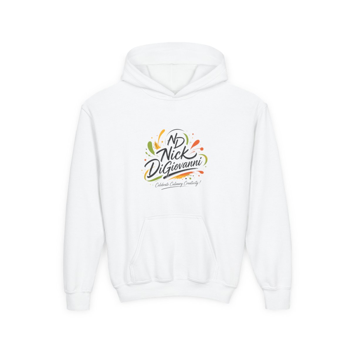 Nick DiGiovanni "Celebrate Culinary Creativity!" Kids Hoodie