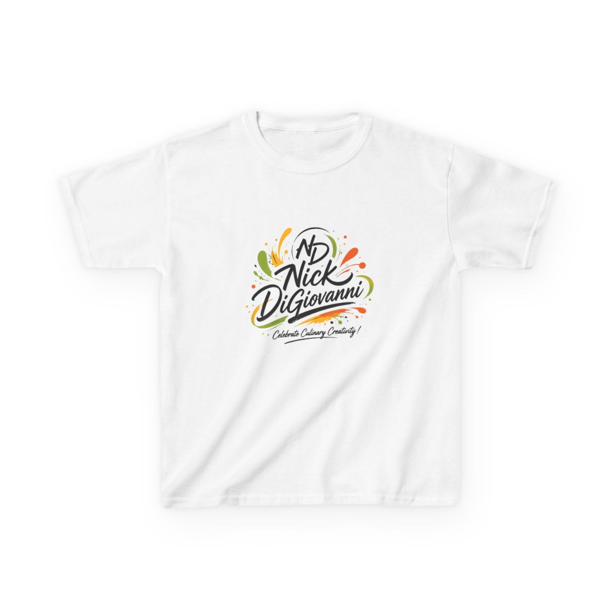 Nick DiGiovanni "Celebrate Culinary Creativity!" Unisex Kids Tee