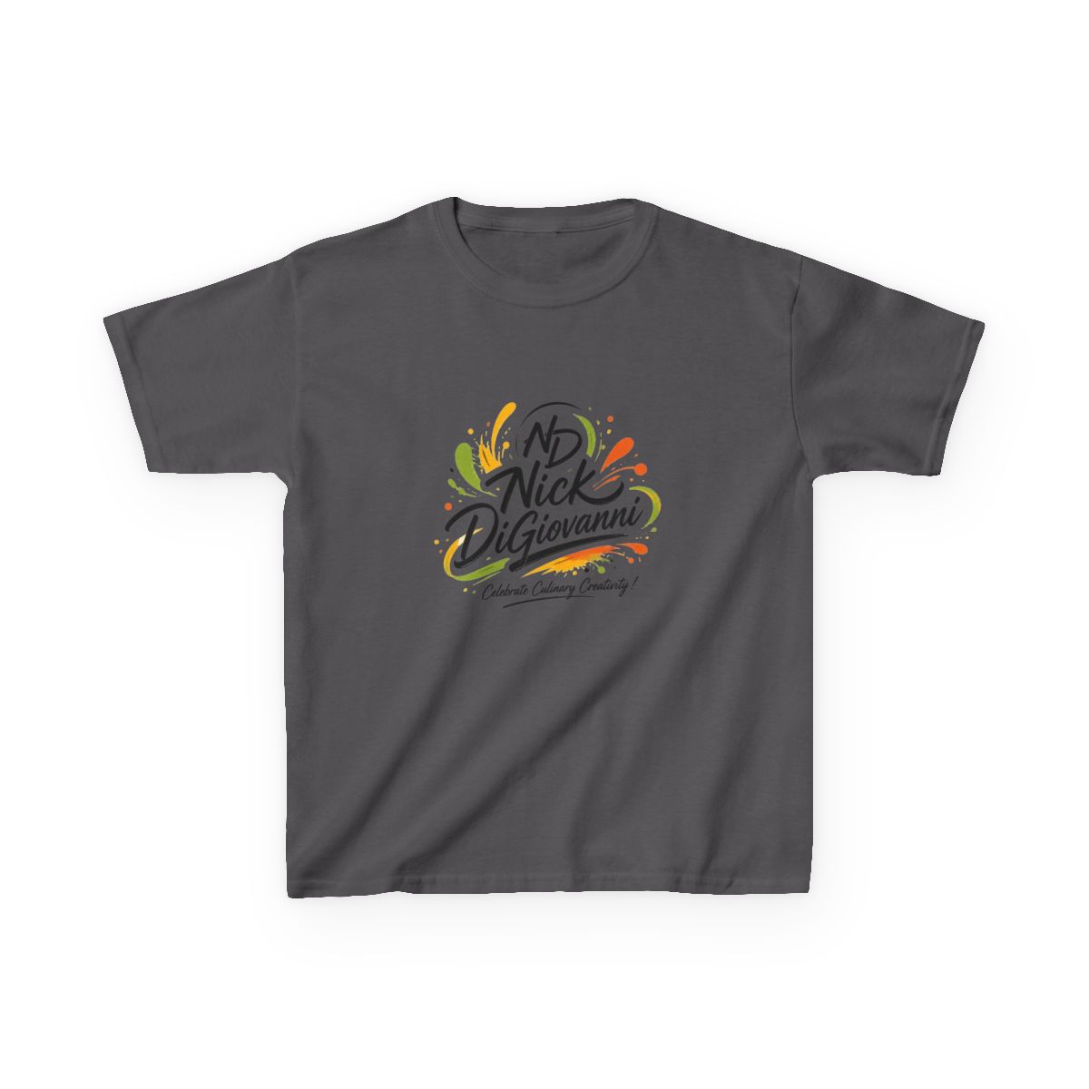 Nick DiGiovanni "Celebrate Culinary Creativity!" Unisex Kids Tee - alternate angle 2, merchandise