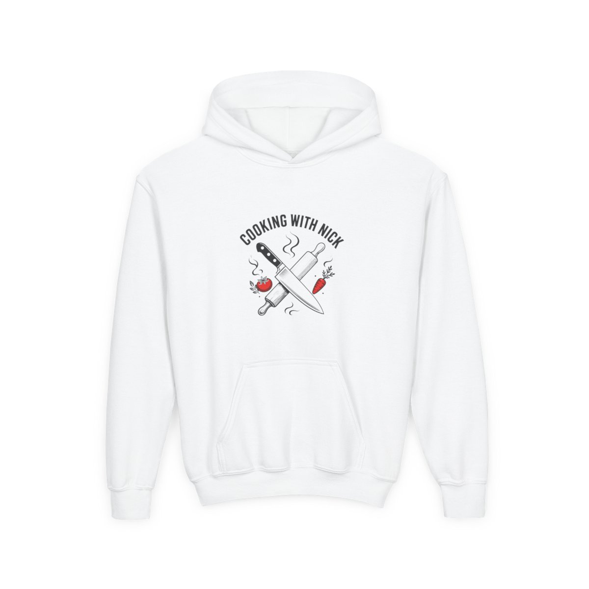 Nick DiGiovanni "Cooking with Nick" Kids Hoodie