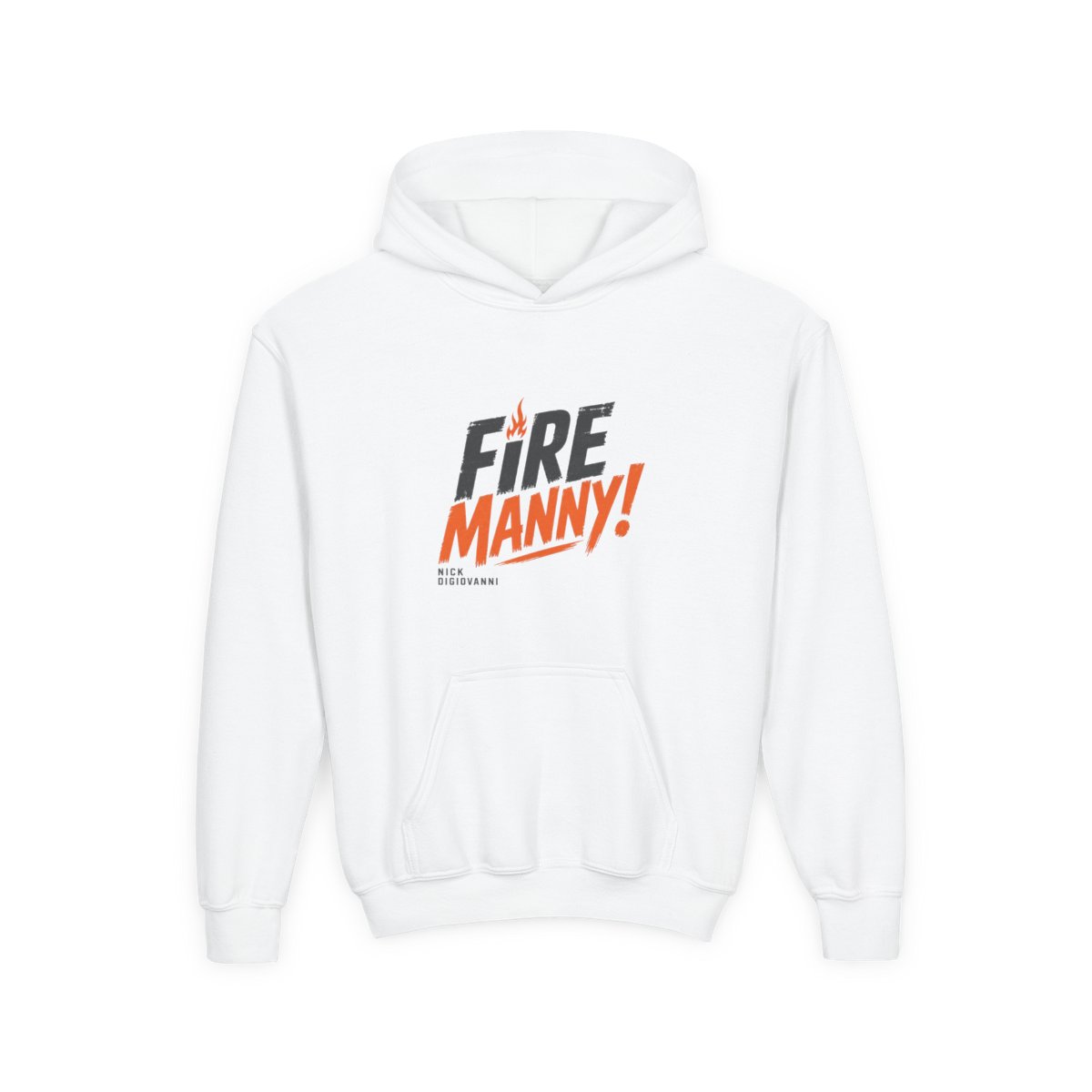 Nick DiGiovanni "Fire Manny!" Kids Hoodie