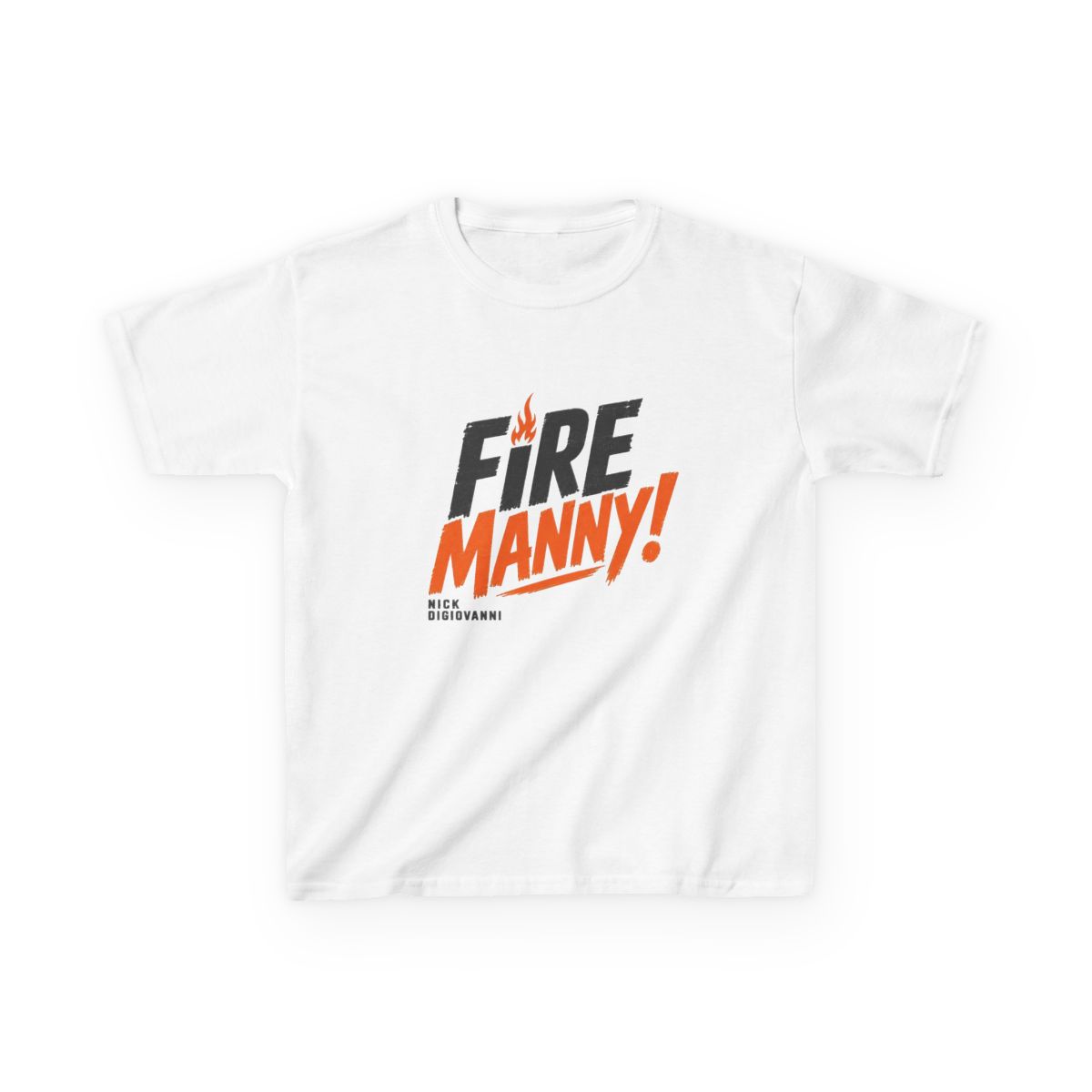 Nick DiGiovanni "Fire Manny!" Unisex Kids Tee